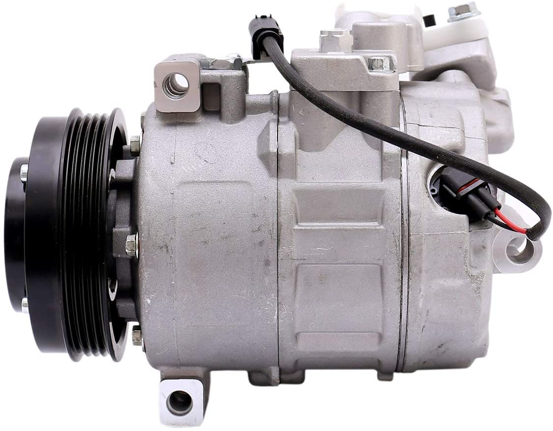 FKG AC Compressor and A/C Clutch CO 11250C fit for 04-05 BMW 545i 645Ci 4.4L, 06-10 BMW 550i 650i 4.8L, 02-05 BMW 745i 745Li 4.4L, 06-09 BMW 750i 750Li 4.8L, 04-06 BMW 760i 6.0L, 03-10 BMW 760Li 6.0L