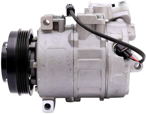 FKG AC Compressor and A/C Clutch CO 11250C fit for 04-05 BMW 545i 645Ci 4.4L, 06-10 BMW 550i 650i 4.8L, 02-05 BMW 745i 745Li 4.4L, 06-09 BMW 750i 750Li 4.8L, 04-06 BMW 760i 6.0L, 03-10 BMW 760Li 6.0L