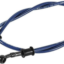 WHWEI Motorcycle Dirt Bike Braided Steel Hydraulic Reinforce Brake line Clutch Oil Hose Tube Universal (Color : Black)