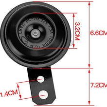 HIAORS 12V 105dB Loud Horn for Universal Motorcycle 50cc 150cc Chinese Moped Scooter ATV Quad Go Kart Electric honda Dirt Bike
