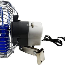 EZ Travel Collection 12 Volt 8" Fan Mountable Vehicle & Boat Dash Fan (Mount and Hardware Included)