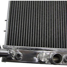 OzCoolingParts 84-01 Jeep Cherokee Radiator Fan Shroud Kit, Pro Top 3 Row Core Aluminum Radiator + 3 x 9" Fan w/Shroud Kits for 1984-2001 85 86 Jeep Cherokee XJ/Jeep Comanche