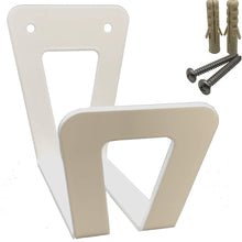 BESTUNT Motorcycle Helmet Holder - Shelf Hanger Storage Rack | Mount on Wall Accessories (White)