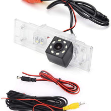 eHANGO Car Rear View Camera Bracket License Plate Lights Housing Mount for BMW 1 E81 E87 F20 F21 BMW 6 E63 F06 F12 F13 BMW Z4 E85 E86 E89 (12 LED)