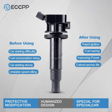 ECCPP Ignition Coils Pack of 4 Ignition Coils Replacement for Toyo-ta Corolla 1.8L L4 for Chev-rolet Prizm 1.8L L4 for Ponti-ac Vibe 1.8L L4 Vin L1999-2008 UF247 UF315 C1249