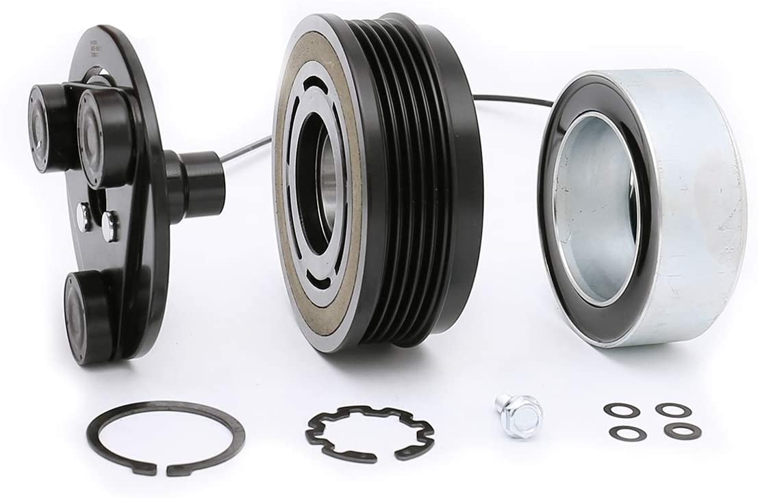 AC Compressor Clutch Assembly Repair Kit CO 10759C, BP4S61K00, CC4361450E Fit for 2004-2009 Mazda 3 2.0L, 2004-2009 Mazda 3 2.3L, 2009 Mazda 3 Sport 2.0L, 2006-2010 Mazda 5 2.3L