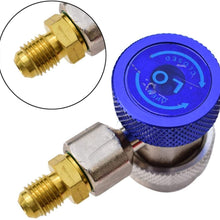 WENJING Be Quiet Mall Car 90 Degree AC Air Conditioner High Low R134a Quick Coupler Adapter Connector Remover Tool Air Conditioning Accessories