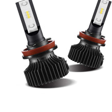 Marsauto G2 Series H11 H16 Led Fog Light Bulbs, H8 H9 Led Fog Lights Replacement for Cars,12 Csp Led Chips 6000K Xenon White, Pack of 2