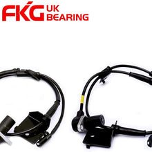 ABS Wheel Speed Sensor Front Left and Right ALS580 ALS599 for 2001-2006 For Hyundai Santa Fe, Set of 2