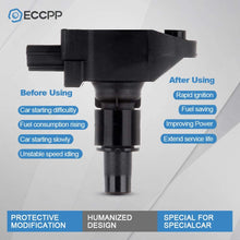 ECCPP Portable Spare Car Ignition Coils Compatible with Mazda RX-8 1.3L R2 2004-2008 Replacement for UF501 5C1450 for Travel, Transportation and Repair (Pack of 4)