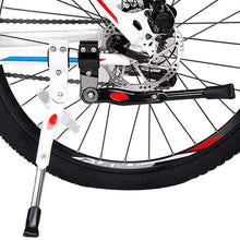 F FINEC Bike Kickstand for Bicycle Mountain Bike/Road Bike, Adjustable Universal Height Alloy Bike Kickstand Support for 24''-28'' Bicycle (Black)