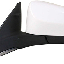 Spieg TO1320320 Side Mirror Replacement for Toyota Camry Power Heated Paintable White Driver Left