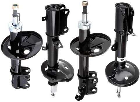 HUBDEPOT 4 pcs Chevrolet/Geo/Toyota Front Rear Shocks Absorbers for 1998-2002 Chevrolet Prizm,1993-1997 Geo Prizm,1993-2002 Toyota Corolla 234059 234060 234058 234057 Auto Struts