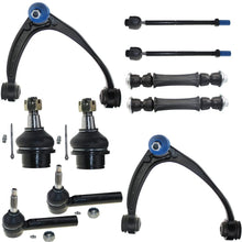 MILLION PARTS 10 Pcs Complete Control Arm Front Suspension Kit Upper Ball Joints K80669 K80670