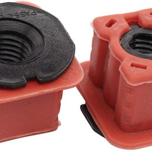 NewYall Left and Right Upper Radiator Bracket Mounting Mount Kit