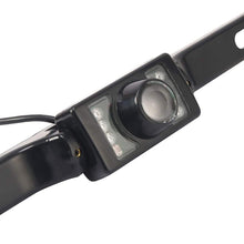 HDE Waterproof Backup Camera Color Car Rear View Camera 170 Degree Viewing Angle License Plate Mount with 7 Infrared Night Vision LED