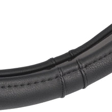 Motor Trend SW-761-BK-M_AM Black Ergonomic ComfortGrip Originals Steering Wheel Cover for Car Auto (Sedan Truck SUV Minivan) - Universal Fit 14.5"-15.5"