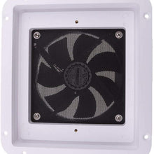 HNIWDJ 2Pcs 12V Universal RV Side Air Vent 2000RPM Cooling Trailer Exhaust Fan Caravan Effective Ceiling Mount Ventilation (Color : White)
