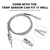 WATERWICH EGT Exhaust Gas Temperature Gauge 200-1200 Celsius Pyrometer Kit 2-1/16