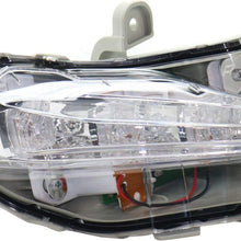 Driving Light Compatible For 2017-2018 Toyota Corolla Left Driver and Right Passenger With bulb(s) CAPA Certified
