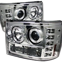 Spyder Auto GMC Sierra 1500/2500/3500, GMC Sierra Denali Black Halogen Projector Headlight