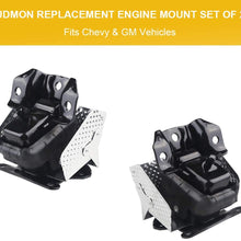JDMON Compatible with Engine Motor Mount with Heat Shield Cadillac GMC Chevy Escalade Silverado Suburban Tahoe Sierra Yukon 2007-2014 2 Set Left and Right Mounts A5365HY Replaces 15854941 15854939