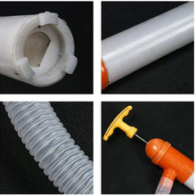 XIONGG 200l Oil Drum Pump, Hand Pump Barrel Pump Siphon Drum Pump Automotive for Diesel Oil Engine Oil