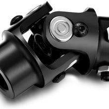 DEMOTOR PERFORMANCE 3/4" - 36 Spline to 3/4" DD Universal Black Steel U-Joint