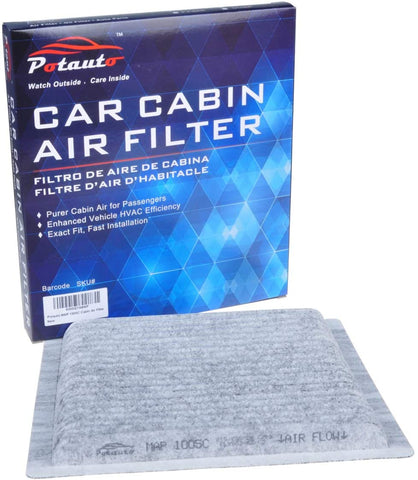 POTAUTO MAP 1005W (CF10138) High Performance Car Cabin Air Filter Compatible Aftermarket Replacement Part