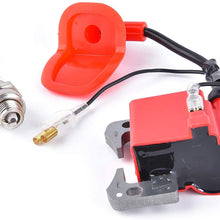 Performance Ignition Coil Compatible with L7T spark plug for 2 Stroke 47cc 49cc ATV Pocket Bike and Go Kart