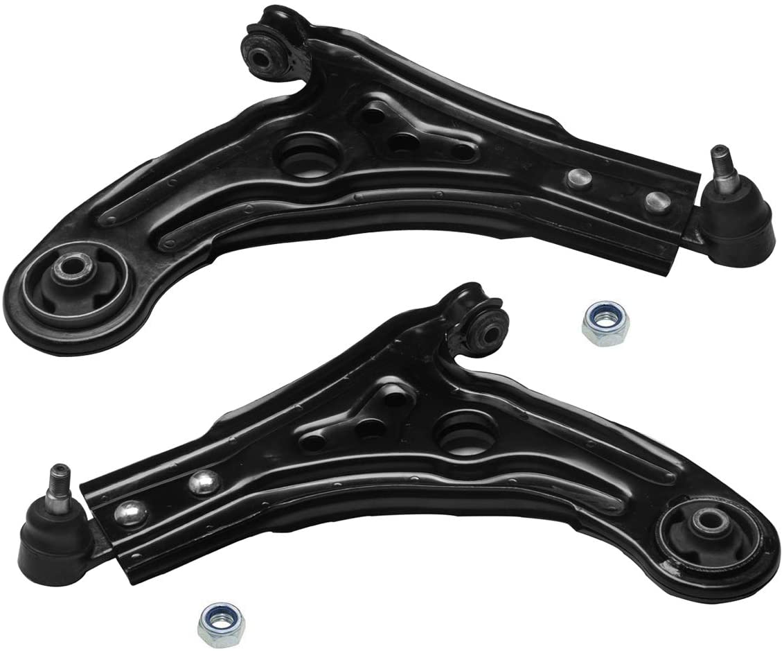 TUCAREST 2Pcs K620164 K620165 Left Right Front Lower Control Arm and Ball Joint Assembly Compatible Chevrolet Aveo Aveo5 Pontiac G3 Wave Wave5 Suzuki Swift+ Driver Passenger Side Suspension