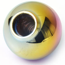 ZHOL Screw Round Chrome Finish Aluminum Manual Transmission Stick Shift Knob Fit(Gift Key Chain)
