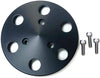 Pirate Mfg Black Aluminum Sanden 508 Style A/C Air Compressor Clutch Cover Faceplate