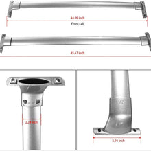 Yeeoy Cross Bars Roof Rack Silver Cargo Bar Replacement for 2015-2018 Infiniti JX35 QX60 Roof Rail Luggage Rack Adjustable