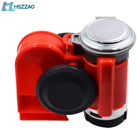 12V Car And Motorcycle Modified Super Snail Integrated Air Horn For Car Motorcycle Truck Mounting Accessories