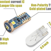 iBrightstar Newest Extremely Bright Wedge T10 168 194 LED Bulbs For Car Interior Dome Map Door Courtesy License Plate Lights, Purple