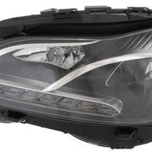 For Mercedes Benz E250 / E300 / E350 / E400 / E550 / E63 AMG S Headlight Assembly 2014 2015 2016 Driver and Passenger Side Pair/Set | Halogen | MB2502219 + MB2503219 | 2128202139 + 2128202239