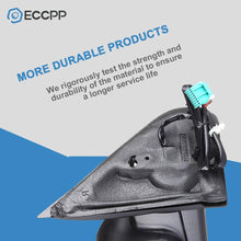 ECCPP Towing Mirror For 02-09 Chevy Trailblazer/Trailblazer EXT 03-08 for Isuzu Ascender 02-04 for Oldsmobile Bravada 02-09 GMC Envoy/Envoy XL/Envoy XUV/Jimmy Power Heated Manul-Folding