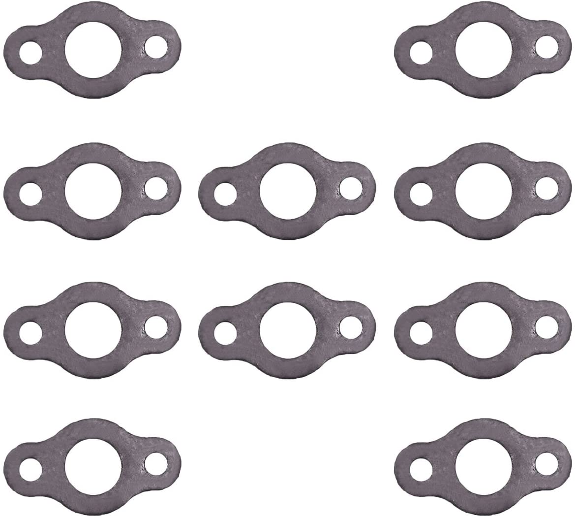 New 10pcs Pipe Flange Gasket For 49cc 66cc 80cc 2 Stroke Engine Motorized Bicycle