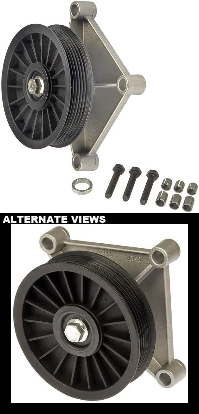 APDTY 45206 Air Conditioner Bypass Pulley For Frozen Locked Failed AC Compressor