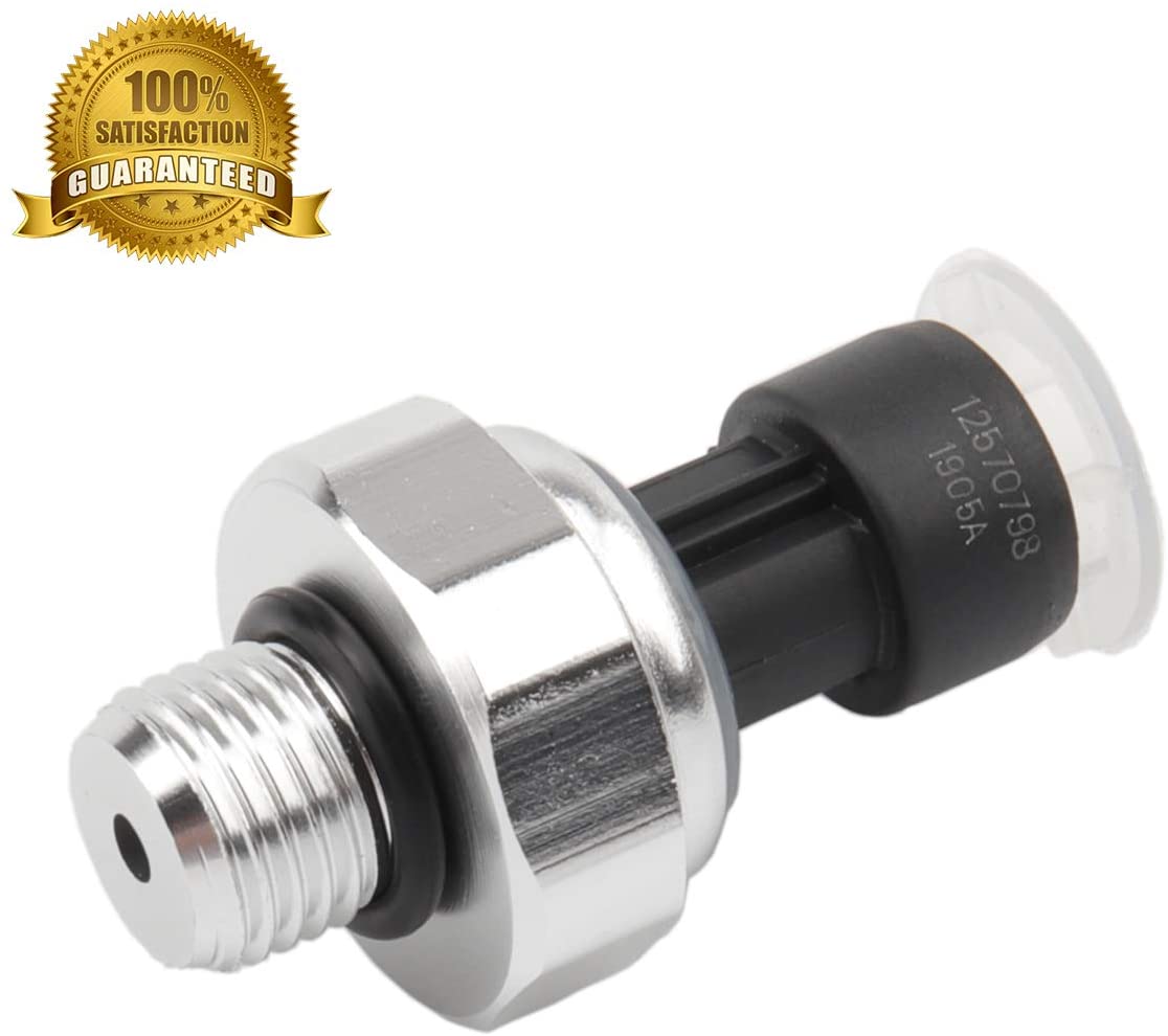 Oil Pressure Sensor Switch Sending Unit 12674782 12570798 12621649 Compatible with Cadillac Chevrolet Chevy Impala Malibu GMC Buick Pontiac G6 G8 Saturn 12621659 12621598 PS425 D1800C 2131569 1S8818