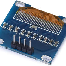 High Display Landa Tianrui LDTR - WG0120 0.96 inch 128x64 Resolution I2C Interface OLED Display Module for Arduino, Screen Display Font Color: Blue.