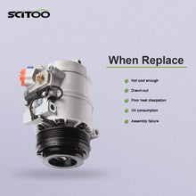 SCITOO A/C Compressor Compatible with 2001-2005 BMW 325xi 2.5L 2004-2011 BMW X3 2.5L