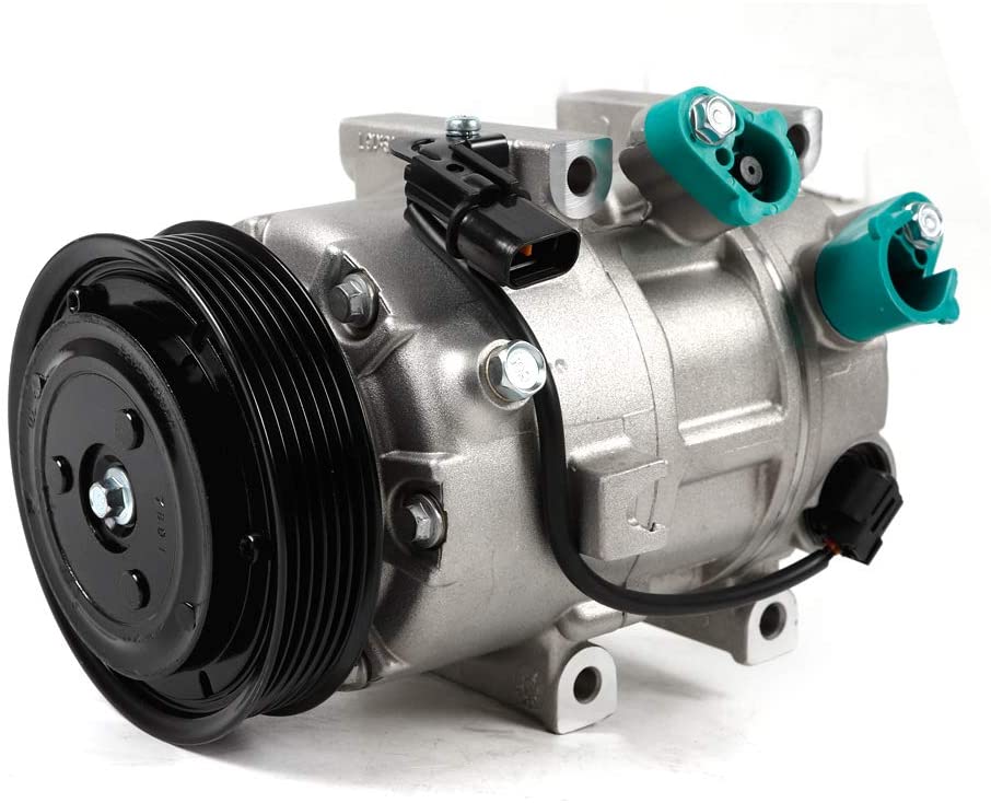 LFJD A/C Air Conditioner Compressor Kit,A/C Compressor & Clutch Fits Hy-un-dai So-na-ta 2011-2014 K-ia Op-tim-a 2011 L4 2.0L 2.4L 178317