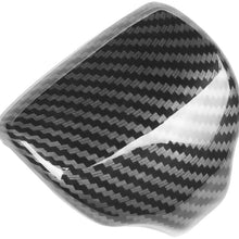 JINZHAO Sport Style Carbon Fiber Print Auto Gear Shift Knob Cover Trim for Honda CR-V 2017 2018 2019 2020 Accessories (Carbon Fiber Pattern)