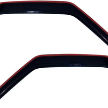 Auto Ventshade 192141 In-Channel Ventvisor Side Window Deflector, 2-Piece Set for 2007-2014 Ford E-150, E-250, E-350 & E-450 Super Duty