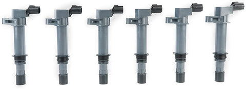 Ignition Coil Pack Set of 6 - Replaces 56028138AF, C1231 - Compatible with Dodge & Jeep Vehicles - 2002-2008 Ram 3.7 & 4.7L - 2000-008 Dakota and Durango - 2002-2008 Grand Cherokee and Liberty