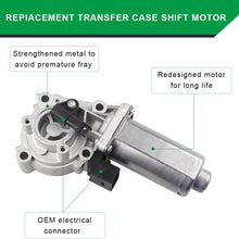 JDMON Compatible with Transfer Case Shift Motor Encoder Motor BMW X3 X5 X6 Replace 27107566296 2003-2010 600-932