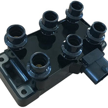 Motorhot New Ignition Coil Fits fit for 1990-2011 fit ford Mazda V6 4.0L 4.2L Replace FD480T