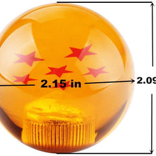 Dewhel Universal Dragon ball Z Star Manual Stick Shift Knob with M16 x 1.5 Insert 4 Star 5 6 Speed Short Throw Shifter Lever For 1982-2002 Chevrolet Camaro Pontiac Firebird